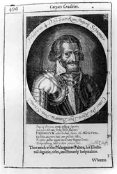 Porträt von Friedrich IV. (1415-1493), Heiliger Römischer Kaiser, Buchillustration aus Coryats Crudities